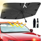 Foldable Car Windshield Sunshade Umbrella Heat Shield UV Protection For Front Windshield Interior Protection