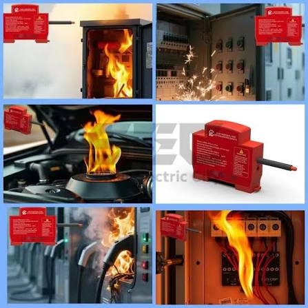 Fire-Extinguisher breaker Fire-protection device  Aerosol-Fire-Extinguisher-Electrical-Cabinets-Server-Rack-Fire-Protection5
