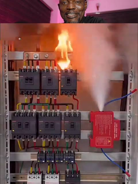 Fire-Extinguisher breaker Fire-protection device  Aerosol-Fire-Extinguisher-Electrical-Cabinets-Server-Rack-Fire-Protection5